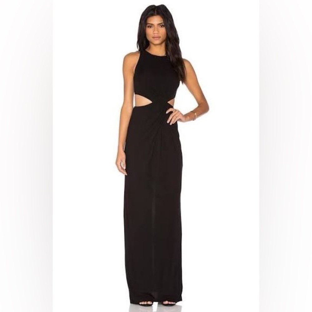 STANDING OVATION for RACHEL ZOE STUNNING SEXY CUT-OUT GESCHE DRESS GOWN 0